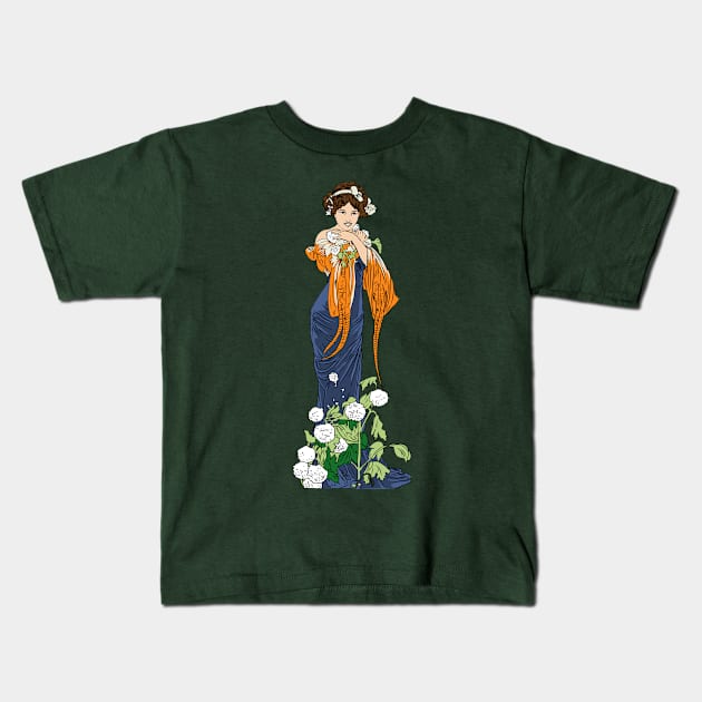 Gaspar Camps Flower Girl Kids T-Shirt by BlademanUnitPi